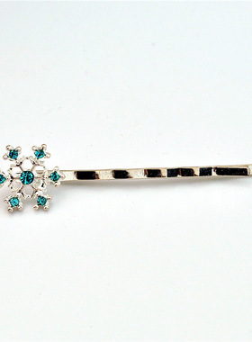 女王风雪花儿童卡通发夹