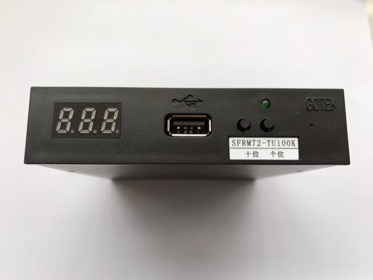 Enhanced emulation floppy drives for various industrial equipment