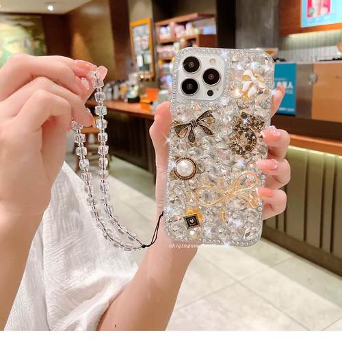 真我12X手机壳新款女款全包realme GT5 PRO水钻真我V50/V50S轻奢真我GT NEO6SE满realme V30满钻手机壳个性 - 图3