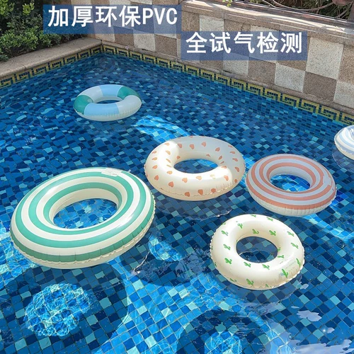 Мультяшный плавательный круг для взрослых для начинающих, увеличенная толщина, защита от опрокидывания