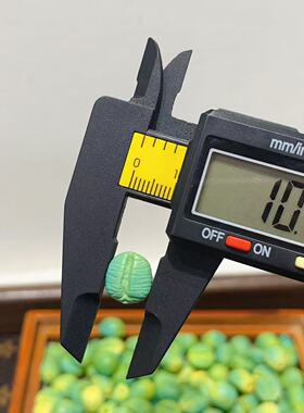 新品菱镁矿菜籽绿咖啡豆diy手工编织手链手串项链文玩佛珠配饰