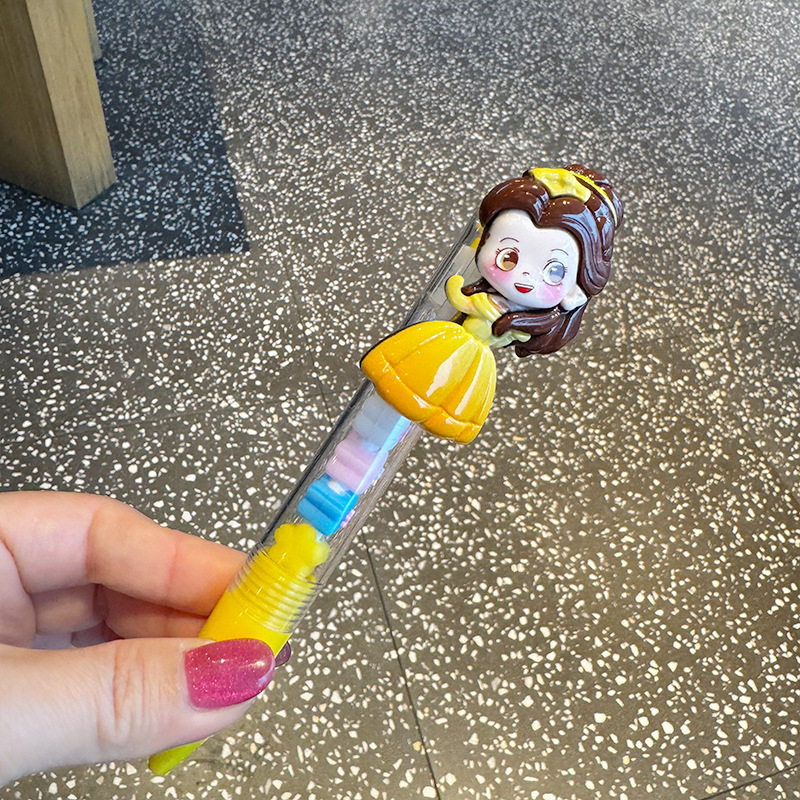 New Internet Celebrity Cute and Fun Princess Moe Pieces Chuanchuanle Blue Ballpoint Pen Cute Student Pen Gift