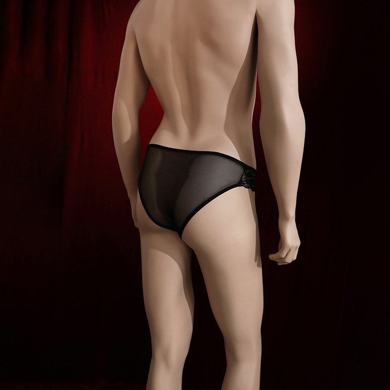男士开裆露丁蕾丝内裤性感纯欲火辣特色三角裤短裤丁字裤男内透视,淘宝优惠券,粉丝福利购,淘宝优惠卷