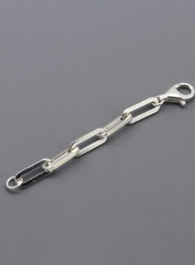 925银链条diy宽4.5mm长十字