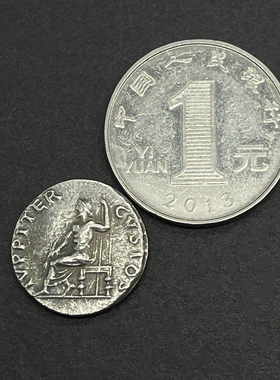 古罗马饰品硬币项链尼禄皇帝头像