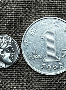 希腊银币饰品硬币项链太阳神古币