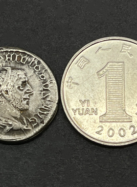 古罗马饰品皇帝人像纯银复刻古币