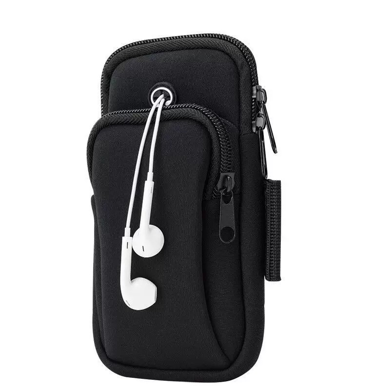 Running waterproof and thin mobile phone arm bag