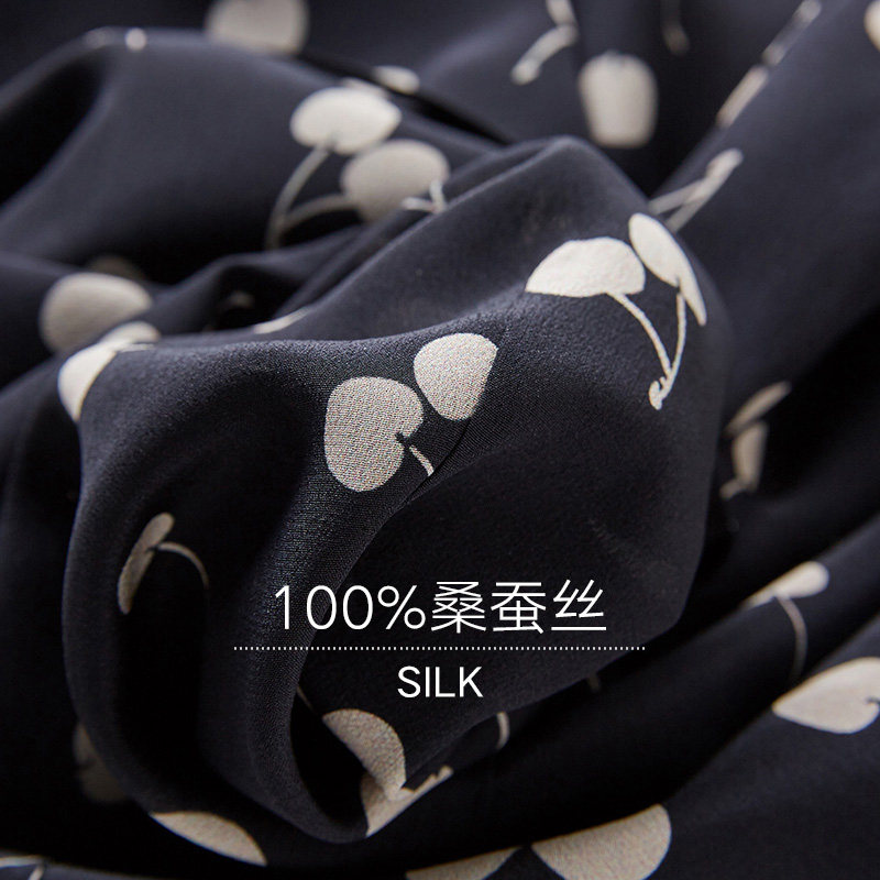 欧丝璐20新款复古茶歇樱桃女连衣裙 欧丝璐连衣裙