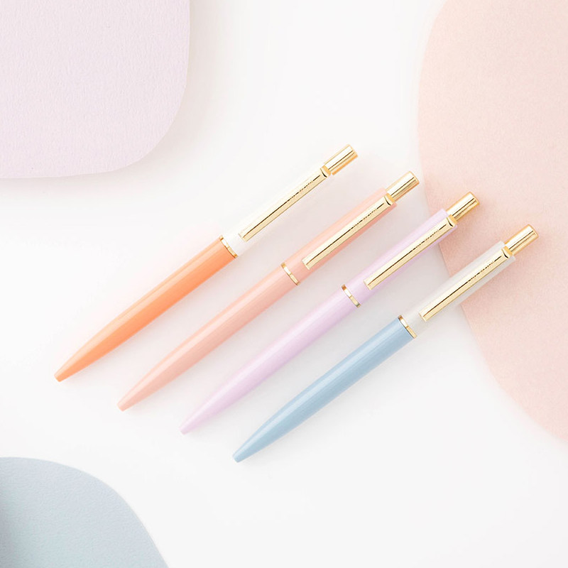 Livework韩国ins风圆珠笔甜美气质0.5mm顺滑按压原子笔 Classic - 图2