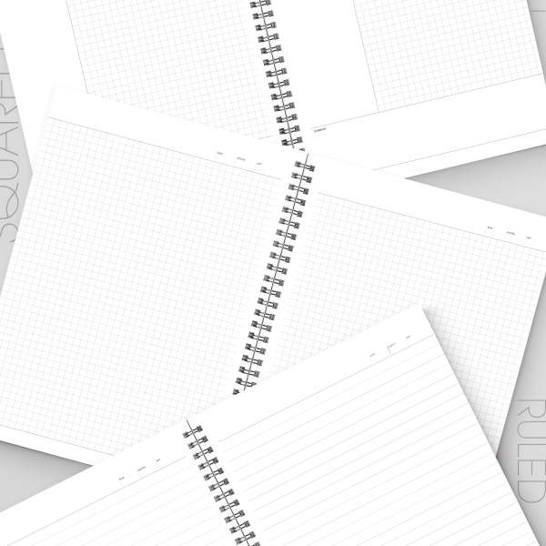 Korean Checkered Cornell Coil Notebook