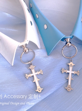 洛丽塔少女项圈十字架甜酷项链