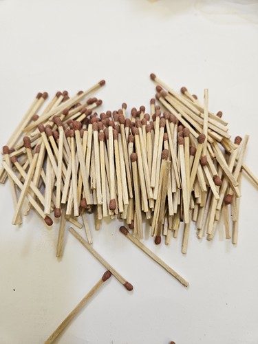 散装火柴 火柴棒散装48 75 100mm红头白头火柴杆 搭配满10包包邮 - 图3