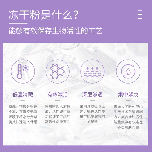 贝露丝贝美焕龄精粹抗皱冻干粉蓝铜胜肽保湿抗皱紧致活性 - 图0