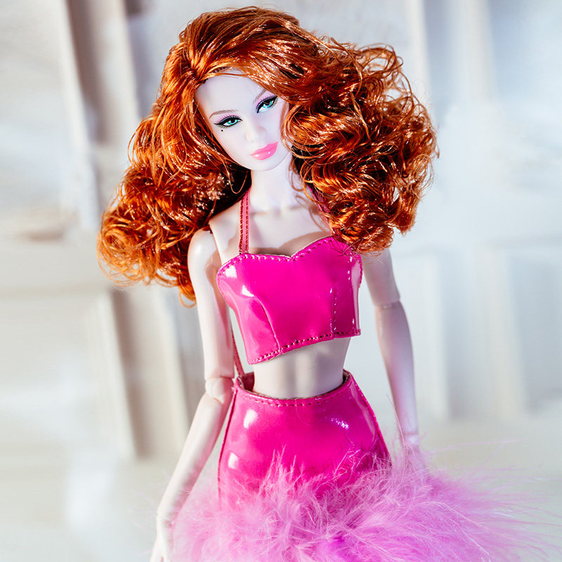 【第二件半价】仙仙超模娃娃爸比娃衣换装时尚礼服送女生潮玩具 - 图3