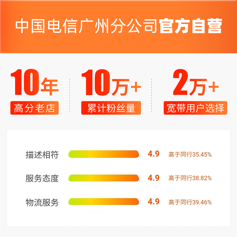 广州电信包月宽带套餐新装 官方办理300M-1000M光纤 电信云宽带 - 图3