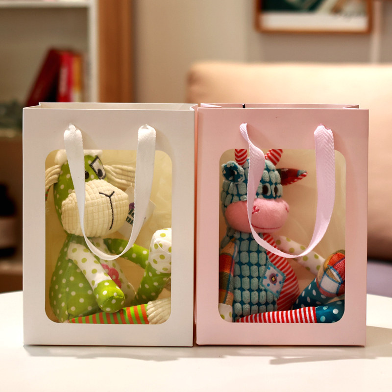 儿童毛绒玩具安抚抱着睡可爱小牛羊鸡丑萌宝宝女孩玩偶布娃娃公仔,淘宝优惠券,粉丝福利购,淘宝优惠卷