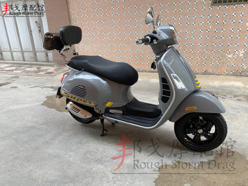 比亚乔维斯帕Vespa300多功能后靠背标志姜戈冲刺春天折叠改装靠背 - 图2