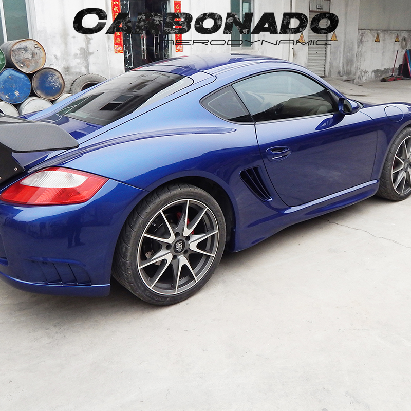 Carbonado 保时捷 987 Cayman Boxster TA改装碳纤维前杠侧裙后杠 - 图1