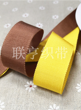 2.5CM宽回纹带人造丝帽带有牙横纹带平纹带DIY服装辅料迂回纹织带