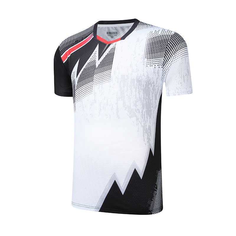 新款2025羽毛球服男女套装速干夏运动网球乒乓球比赛队服定制印字 - 图3