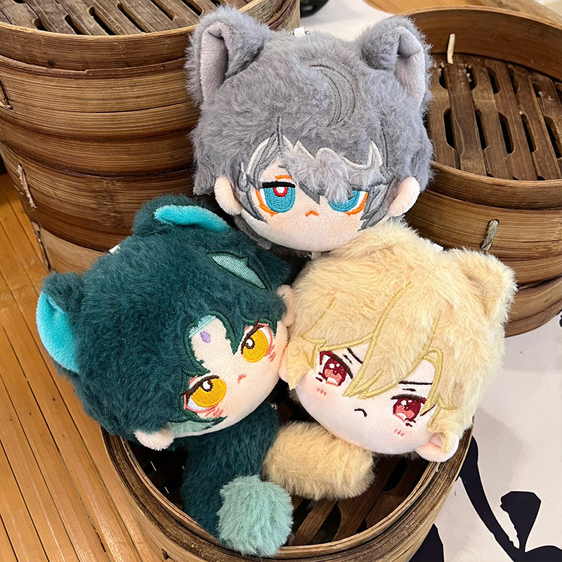 原神周边二次元大头挂件魈艾尔海森散兵毛绒团提纳里娃娃公仔玩偶