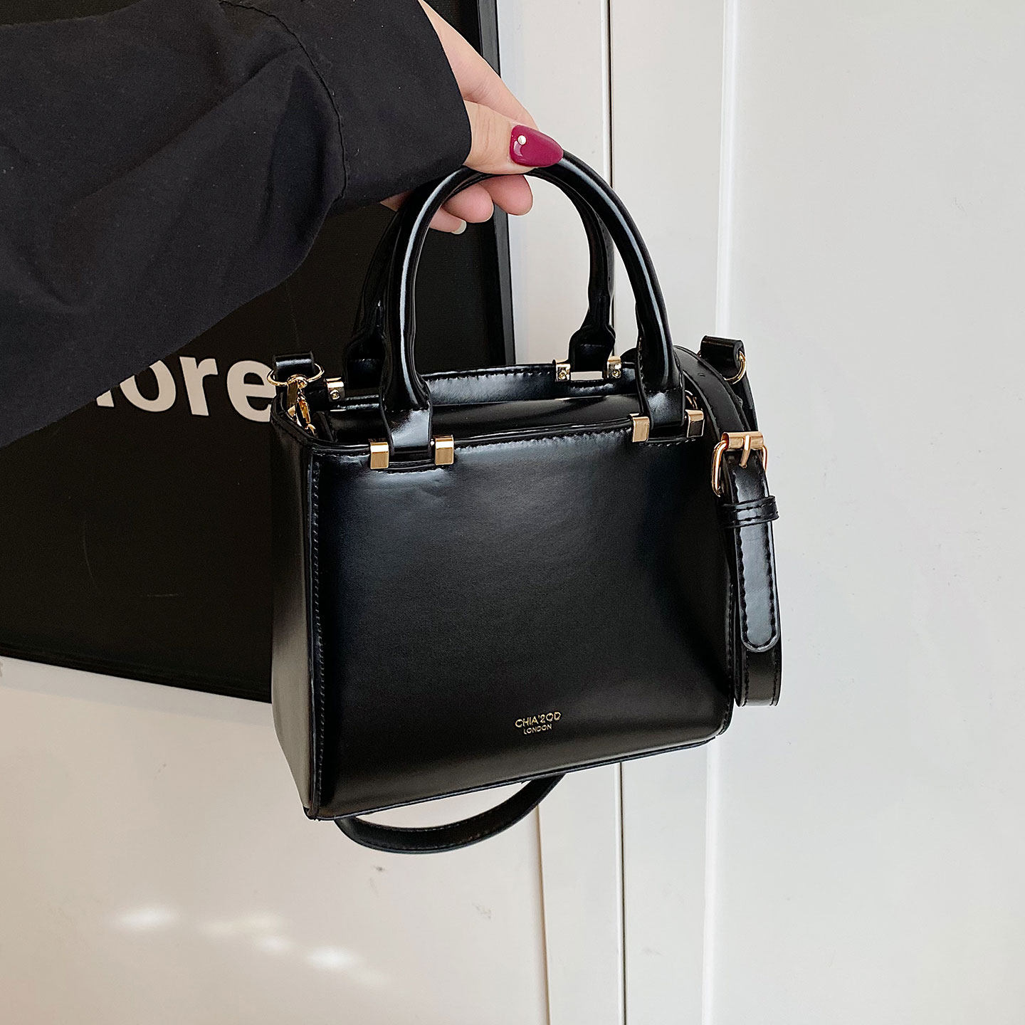 复古油蜡皮小包包女2025新款简约盒子手拎包小方包秋冬质感斜挎包,淘宝优惠券,粉丝福利购,淘宝优惠卷