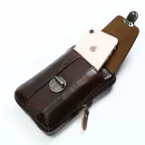 Кожаный ремень, универсальная дорожная поясная сумка для отдыха, 6 дюймовая, из натуральной кожи