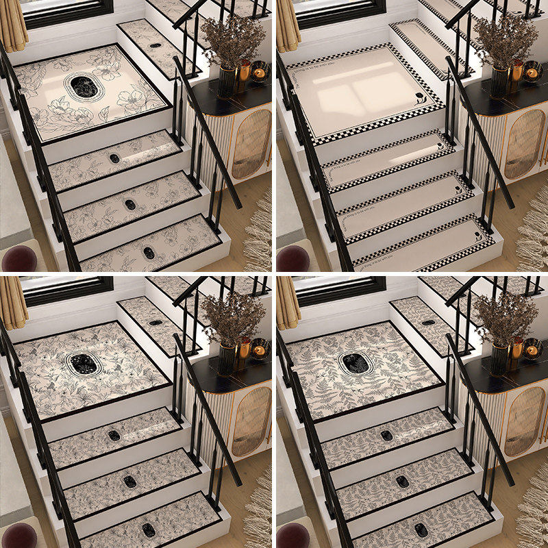 免胶自粘皮绒楼梯踏步垫家用免洗地毯室内台阶防滑地垫实木阶梯式,淘宝优惠券,粉丝福利购,淘宝优惠卷