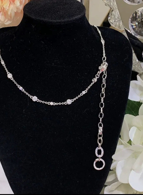 链子925银 意大利工艺新款银链可调节万能链子时尚日常百搭珠宝链