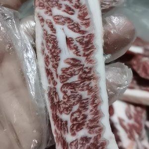 国产元盛龙江和牛A2雪花牛小排谷饲600天原切牛排烤肉火锅食材
