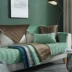 Bắc Âu đệm ba chỗ sang trọng đơn giản hiện đại dày nhung nhung sofa gỗ rắn tùy chỉnh mùa đông - Ghế đệm / đệm Sofa bộ thảm lót ghế gỗ Ghế đệm / đệm Sofa