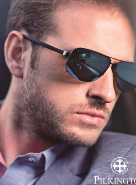 正品皮尔金顿太阳镜玻璃偏光炫彩膜墨镜男真彩蛤蟆镜眼镜PK.30388