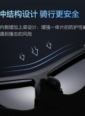 运动风骑行偏光户外眼镜