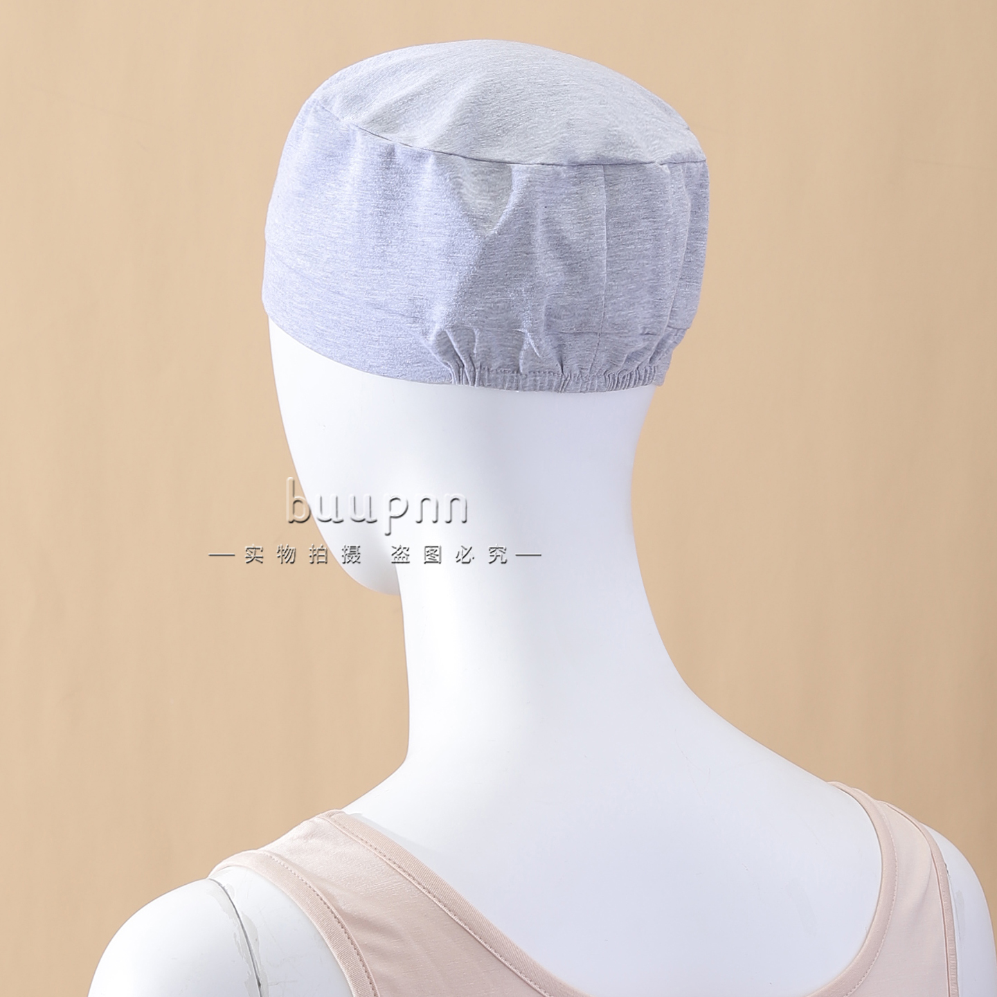 老年人帽子女夏季空调防风单层薄款老奶奶包头布帽 - 图1