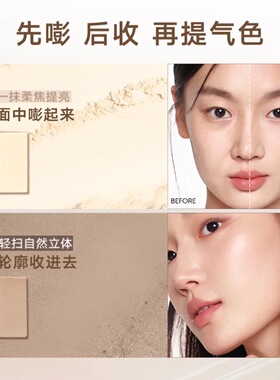 Judydoll橘朵高光修容盘迷你双色四色鼻影哑光提亮遮瑕西瓜太郎05