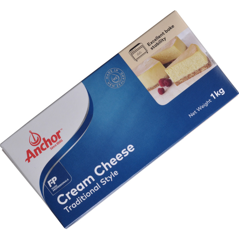 安佳奶油奶酪1kg cream cheese干乳酪巴斯克芝士蛋糕烘焙专用原料