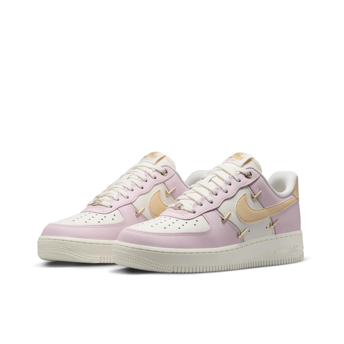 狐狸体育 耐克Nike Air Force 1 粉白舒适百搭低帮板鞋IB2574-600,淘宝优惠券,粉丝福利购,淘宝优惠卷