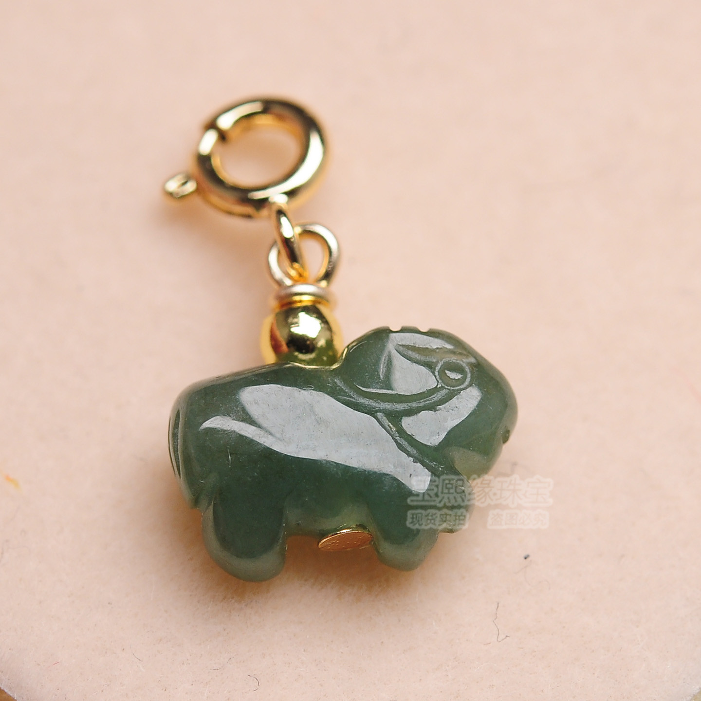 A货翡翠十二生肖小吊坠迷你小羊虎马狗玉石DIY小配件万能扣小滴溜,淘宝优惠券,粉丝福利购,淘宝优惠卷