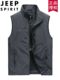 Vest jacket casual vest multiple pockets