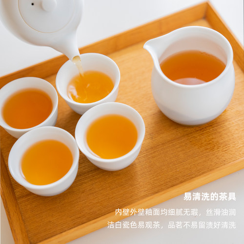 沐初原创远山金钟壶套组创意水墨功夫茶具山水礼品设计师景德镇制 - 图2