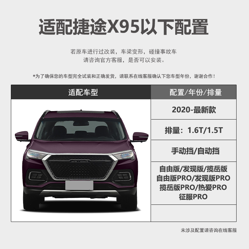 2022款捷途X95发动机下护板改装X95专用变速箱油底壳挡板车底防护-图2