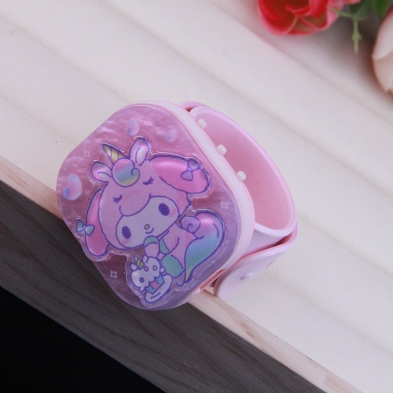 三丽鸥平贴创意美乐蒂儿童手表啪啪圈库洛米拍拍圈手环可爱公主女,淘宝优惠券,粉丝福利购,淘宝优惠卷