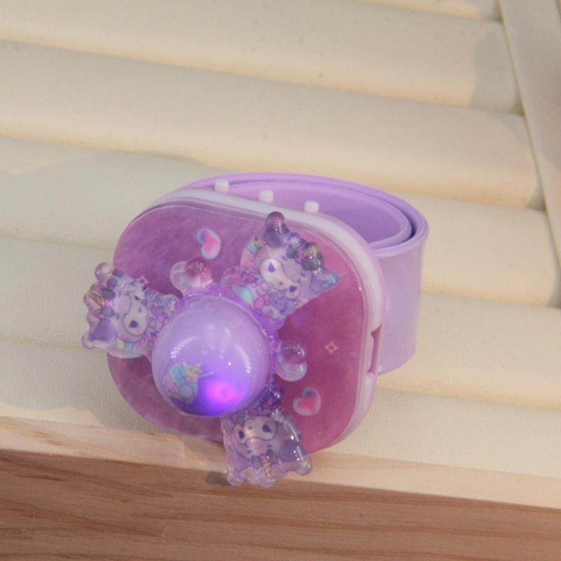 三丽鸥彩色美乐蒂儿童手表旋转发光啪啪圈手环库洛米玉桂狗拍拍圈,淘宝优惠券,粉丝福利购,淘宝优惠卷