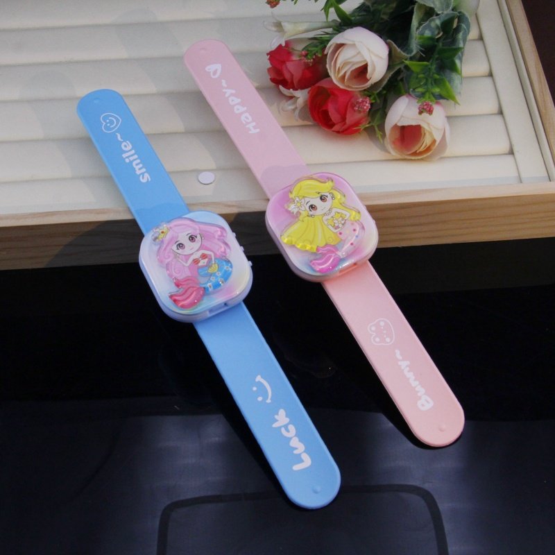 美人鱼儿童手表啪啪圈玩具装饰品平贴手环女童公主拍拍圈卡通女孩,淘宝优惠券,粉丝福利购,淘宝优惠卷