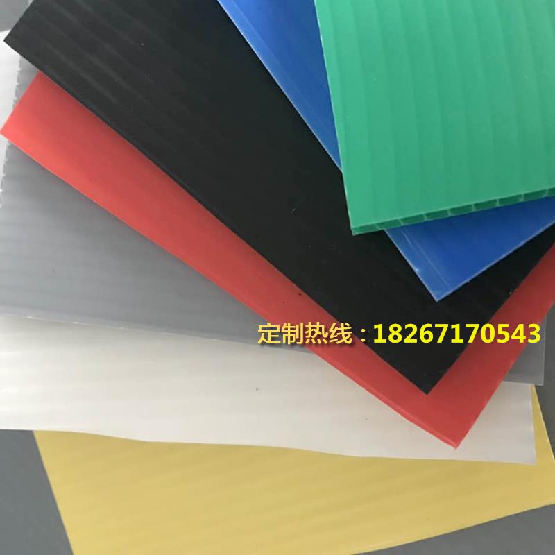 pp中空板防静电塑料中空板周转箱隔板格挡垫板瓦楞板框架万通板 - 图1
