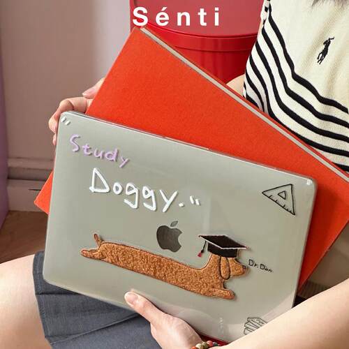 Sénti《Animals Party》动物派对 刺绣Macbook电脑保护壳 全包壳 - 图0