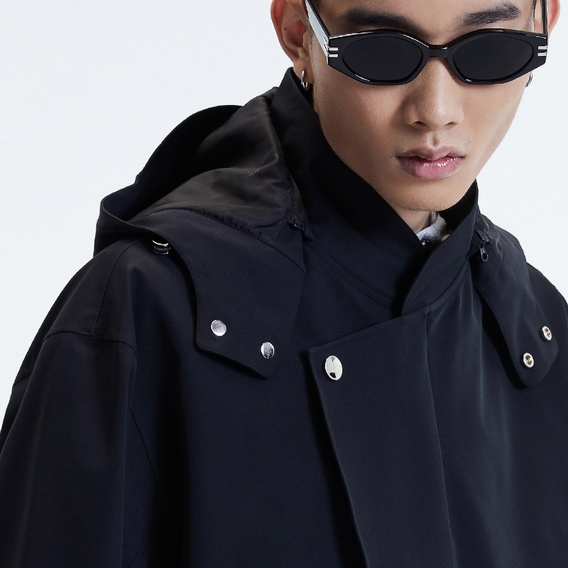 PELLIOT x MENGHUITING设计师联名款 无性别秋冬季男女冲锋衣外套