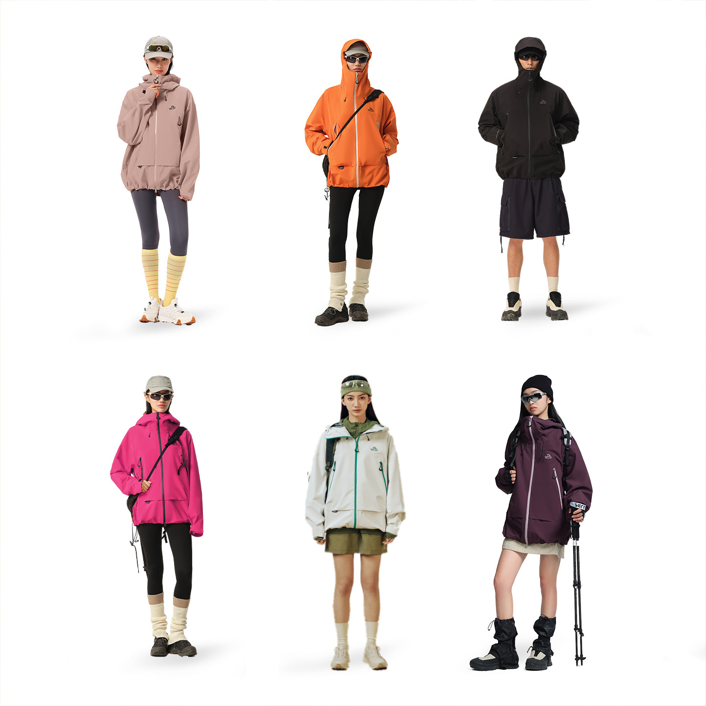 【山壳】伯希和户外硬壳冲锋衣男女新款防风防水全天候登山服外套