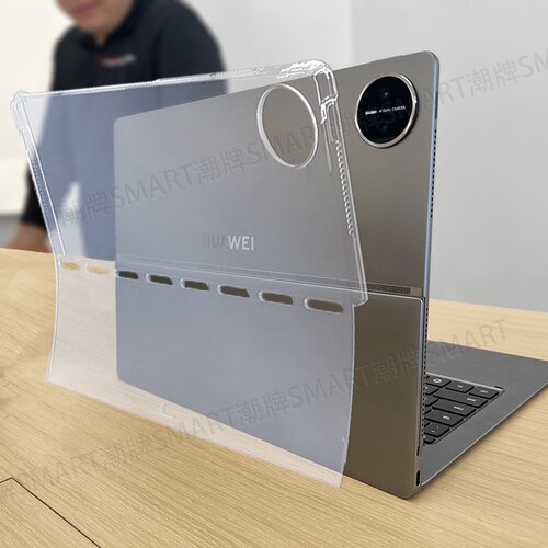 适用于Edge二合一平板软套PC模式 MatePad14.2软套保护壳 可PC模式壳QXS-W00轻薄简约透明壳华为平板缺边壳 - 图2